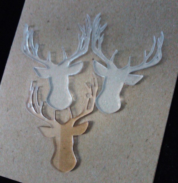Deer Acrylic (brooch pack of 4)( Earrings pack of 10)p10